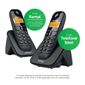 Telefone sem fio digital com ramal adicional - TS 3112 Preto