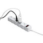 Protetor eletrônico com 5 tomadas - EPE 205 Branco Protetor eletrônico com 5 tomadas - EPE 205 Branco
