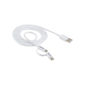 Cabo USB 2 em 1 micro USB + USB-C - EUABC 12PB Cabo USB 2 em 1 micro USB + USB-C - EUABC 12PB