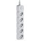Protetor eletrônico com 5 tomadas - EPE 2005 Branco Protetor eletrônico com 5 tomadas - EPE 2005 Branco