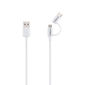 Cabo USB 2 em 1 micro USB + USB-C - EUABC 12PB Cabo USB 2 em 1 micro USB + USB-C - EUABC 12PB