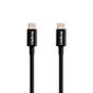 Cabo USB-C para USB-C em nylon Preto - EUCC 15NP