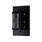 Interruptor dimmer touch smart Wi-Fi - EWS 1101 Preto