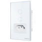 Tomada com Interruptor Inteligente Wi-Fi (2 tecla) - ETS 2002 BRANCO Tomada com Interruptor Inteligente Wi-Fi (2 tecla) - ETS 2002 BRANCO