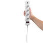 Protetor eletrônico com 4 tomadas e 2 portas USB - EPE 204 USB + Branco Protetor eletrônico com 4 tomadas e 2 portas USB - EPE 204 USB + Branco