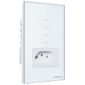 Tomada com Interruptor Inteligente Wi-Fi (2 tecla) - ETS 2002 BRANCO Tomada com Interruptor Inteligente Wi-Fi (2 tecla) - ETS 2002 BRANCO