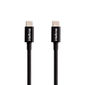 Cabo USB-C para USB-C em nylon Preto - EUCC 15NP