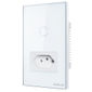 Tomada com Interruptor Inteligente Wi-Fi (1 tecla) - ETS 2001 BRANCO Tomada com Interruptor Inteligente Wi-Fi (1 tecla) - ETS 2001 BRANCO