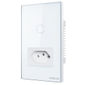 Tomada com Interruptor Inteligente Wi-Fi (1 tecla) - ETS 2001 BRANCO Tomada com Interruptor Inteligente Wi-Fi (1 tecla) - ETS 2001 BRANCO