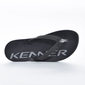 Chinelo Kenner Red Escrita Logo Preto e Cinza