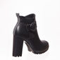 Bota Ramarim Ankle Boot Tratorada Detalhe Elástico Preta
