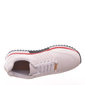 Tênis Vizzano Jogger Tratorado Detalhe Costura Lateral Branco e Vermelho