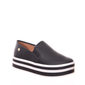 Tênis Slip-On Vizzano Flatform Solado Listrado Preto Tênis Slip-On Vizzano Flatform Solado Listrado Preto
