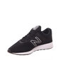 Tênis Jogger New Balance 24 Detalhe Nobuck e Tela Preto e Branco