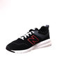 Tênis Jogger New Balance 009 Lifestyle Tela Aplicação Logo Preto e Vermelho Tênis Jogger New Balance 009 Lifestyle Tela Aplicação Logo Preto e Vermelho