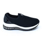 Tênis Slip-on Ultra Conforto Detalhe Verniz com Amortecedor em Gel Preto Tênis Slip-on Ultra Conforto Detalhe Verniz com Amortecedor em Gel Preto