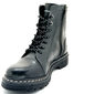 Bota Coturno Cravo & Canela Zíper Lateral Couro Preta Bota Coturno Cravo & Canela Zíper Lateral Couro Preta