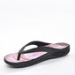 Chinelo Boaonda Lily Tira Trabalhada Tecnologia Comfortech Palmilha Maxisense Estampa Surf Preto e R