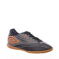 Chuteira Futsal Umbro Speed IV Jr Estampada Preto e Laranja