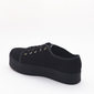 Tênis Moleca Flatform Camurça Preto