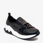 Tênis Slip-on Beira Rio Chunky Detalhe Nó Preto e Branco Tênis Slip-on Beira Rio Chunky Detalhe Nó Preto e Branco