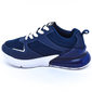 Tênis Molekinho Recortes Solado com Gel Azul Marinho e Branco
