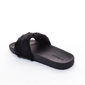 Chinelo Slide Zaxy Snap Fur Gaspea com Pelos Preto