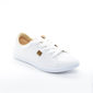 Tênis Beira Rio Linha Conforto Liso Solado com Listra Branco