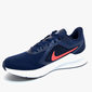 Tênis Nike Downshifter 10 Mesh Logo Neon Azul Marinho
