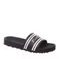 Chinelo Slide Rip Curl Estampa Logo Preto