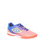 Chuteira Society Umbro Seep Sonic Jr Azul e Coral