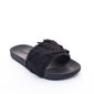 Chinelo Slide Zaxy Snap Fur Gaspea com Pelos Preto