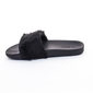 Chinelo Slide Zaxy Snap Fur Gaspea com Pelos Preto
