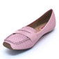 Sapato Mocassim Moleca Tressê Rosa