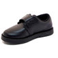 Sapato Molekinho Social com Velcro Detalhe Costura Preto Sapato Molekinho Social com Velcro Detalhe Costura Preto