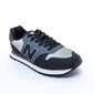 Tênis New Balance 500 com Recortes Preto e Cinza
