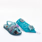 Sandália Grendene Frozen Snow Power Acompanha Brinde com Glitter Azul Sandália Grendene Frozen Snow Power Acompanha Brinde com Glitter Azul