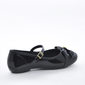Sapatilha Molekinha Verniz Laço Detalhe Coração Palmilha Soft Fechamento Fivela Preto Sapatilha Molekinha Verniz Laço Detalhe Coração Palmilha Soft Fechamento Fivela Preto