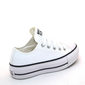 Tênis Converse All Star Flatform Corino Branco