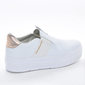 Tênis Slip-on Ramarim Flatform Lateral Elástico Detalhe Metálico Branco Tênis Slip-on Ramarim Flatform Lateral Elástico Detalhe Metálico Branco