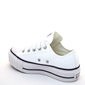 Tênis Converse All Star Flatform Corino Branco
