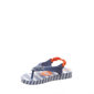 Chinelo Ipanema Fluffy Baby II Dinossauro Azul e Laranja