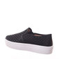 Tênis Shoes Flatform Slip-On Trançado Cetim Preto Tênis Shoes Flatform Slip-On Trançado Cetim Preto