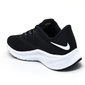 Tênis Nike Quest 3 Tela com Recortes Escrita Preto e Branco Tênis Nike Quest 3 Tela com Recortes Escrita Preto e Branco