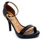 Sandália Vizzano Calcanhar Fechado Salto Fino Verniz Preto Sandália Vizzano Calcanhar Fechado Salto Fino Verniz Preto