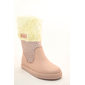 Bota Grendene Barbie Trends Com Pelo Rosa