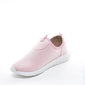Tênis Slip-On Molekinha Neoprene Liso Detalhe Pesponto Solado Trabalhado Rosa Claro