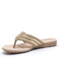 SANDÁLIA RASTEIRA MODARE ABERTA ULTRA CONFORTO FILETE DOURADO BEGE SANDÁLIA RASTEIRA MODARE ABERTA ULTRA CONFORTO FILETE DOURADO BEGE
