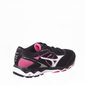 Tênis Mizuno Wave Eagle Mesh Detalhe Tela Estampa Logo Preto e Rosa
