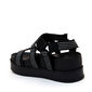 SANDÁLIA PAPETE FLATFORM VIZZANO COM TIRAS CORGURÃO FECHAMENTO VELCRO PRETO SANDÁLIA PAPETE FLATFORM VIZZANO COM TIRAS CORGURÃO FECHAMENTO VELCRO PRETO